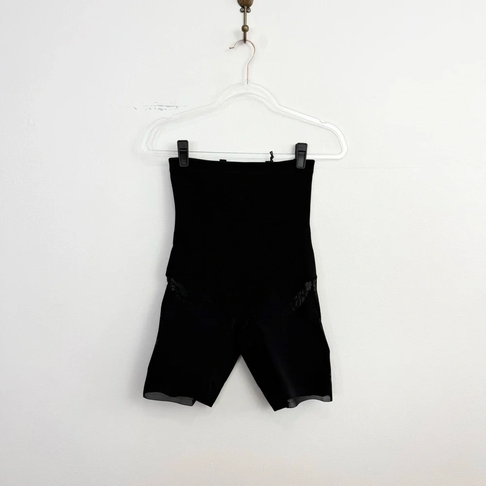 Honeylove SuperPower Short High Waisted Black Shapewear Shorts NWT Medium